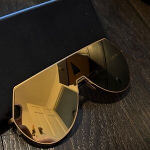 Fendi Gold Shield Sunglasses